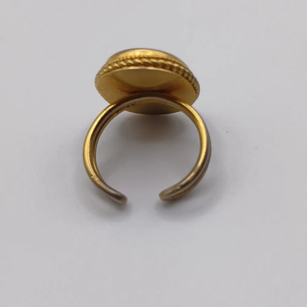 Micro Mosiac Floral Ring